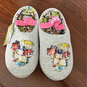 Nickelodeon Rugrats Slippers Cartoon Character Slip‎ On Shoes girls size 3